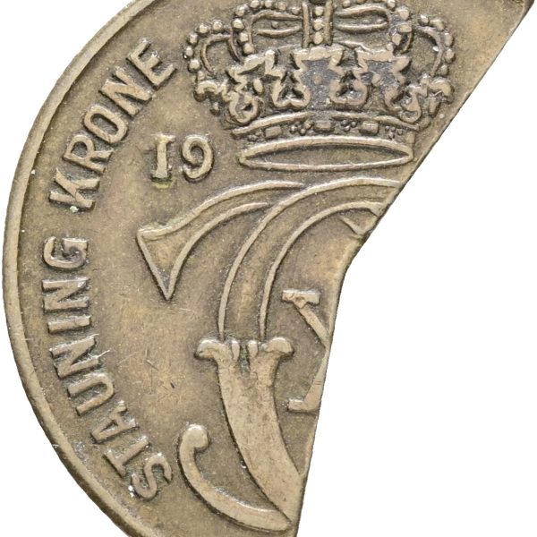 Stauningkrone, smædemønt / propagandamønt fra 1933 produceret til fordel for det Konservative Folkeparti op til kommunevalget 9. marts 1933.