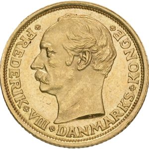 Frederik VIII, 10 kroner 1909, H 2, Sieg 2, F 298, kv. 01/0-01