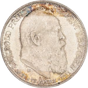 Germany, Bayern, 2 Mark 1911 D, KM 997, UNC-AU