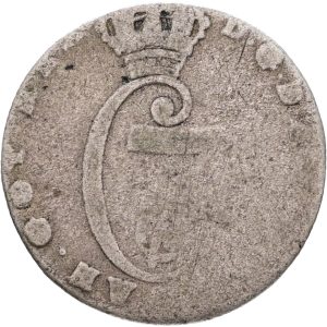 Dansk Vestindien, Christian VII, 6 skilling 1767, Sieg 8, FP DVI 1.1, H 9, KM 11, kv. 1-1-