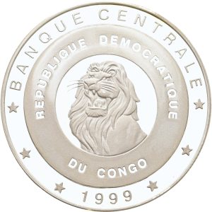 Congo, 10 Francs 1999, KM 23, Proof