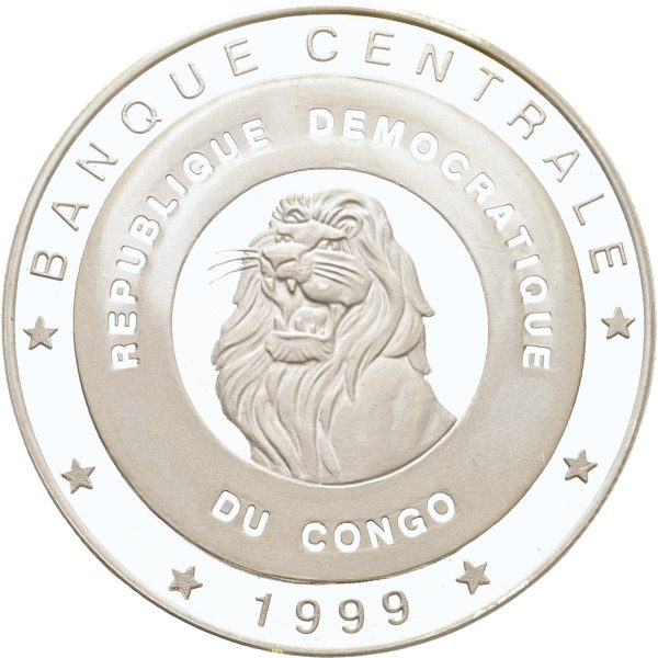 Congo, 10 Francs 1999, KM 23, Proof