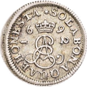 Germany, Braunsweig-Lüneburg-Calenberg, Ernst August, 2 Mariengroschen 1692, KM 362, EF-VF