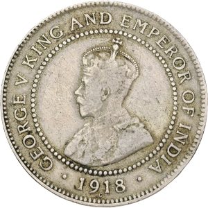 Jamaica, George V, One Penny 1918, KM 26, VF-F