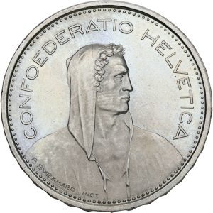 Switzerland, 5 Franken 1978, KM 40a, prooflike UNC