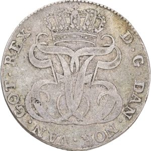 Frederik V, 24 skilling 1763, Sieg 7.2, H 35B, kv. 1+-1