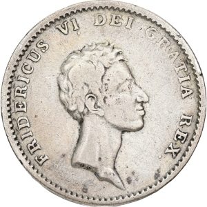 Frederik VI, rigsbankdaler 1813, Sieg 26.2, H 24B, kv. 1+-1