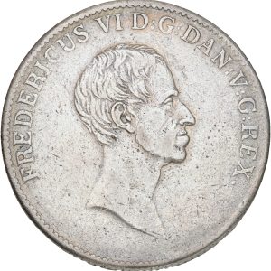 Frederik VI, speciedaler 1828 FF, Sieg 30.4, H 26D, kv. 1+