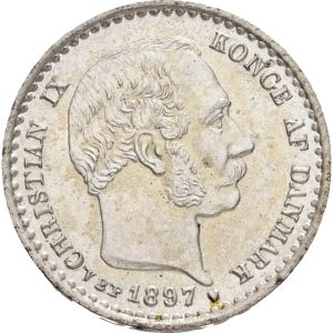Christian IX, 10 øre 1897, Sieg 9.2, H 16B, kv. 01