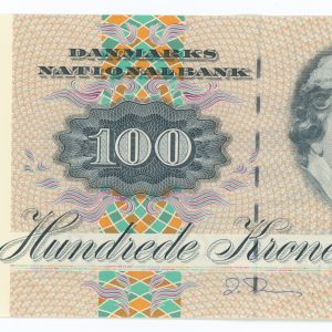 100 kroner 1995 F1, O. Thomasen / Herly, nr. 395526B, Sieg 143, Pick 54, kv. 0-01