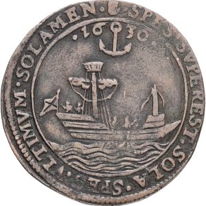 Southern Netherlands, Antwerp, Philip IV (1621-1665), the troubles in the United Provinces, 1630, Ae, 29 mm, 4.90 g, Dugniolle 3853, VF
