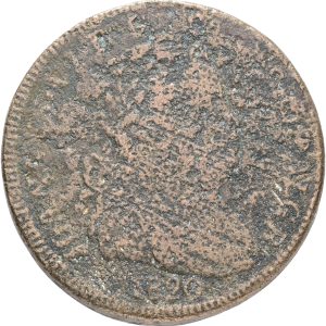 Portugal, João VI (1816-1826), Pataco / 40 Reis 1820, KM 370, F, corr.
