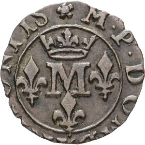 France, Dombes, Anne Marie Louise (1650-1693), Liard 167x, Poey d'Avant 5172, Boudeau 1077, VF