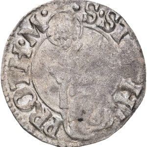 France, Metz, Bugne ND (16th century), 0.95 g, Boudeau 1663, EF-VF, partially weakly struck.
