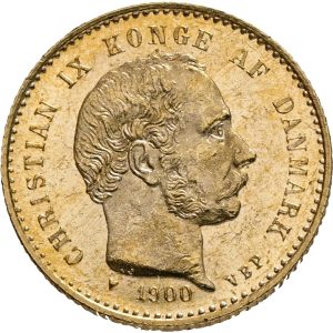 Christian IX, 10 kroner 1900, Sieg 1.2, H 9B, F 296, kv. 01