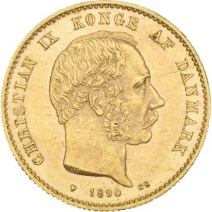 Christian IX, 20 kroner 1890, Sieg 1.1, H 8A, F 295, kv. 01