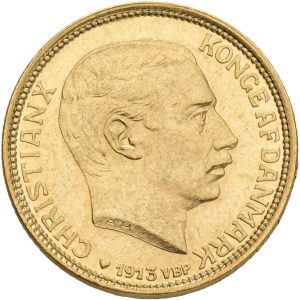 Christian X, 10 kroner 1913, Sieg 3, H 2, F 300, kv. 01-1+
