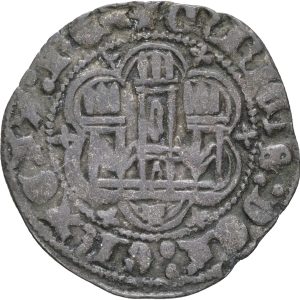 Spain, Castile and León, Henry III (1390-1406), Blanca, 1.86 g, Cayón 1492, VF