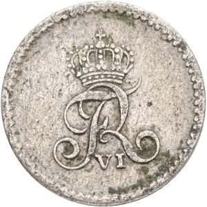 Frederik VI, 8 rigsbankskilling 1816, Sieg 22.1, H 31A, kv. 1+-1