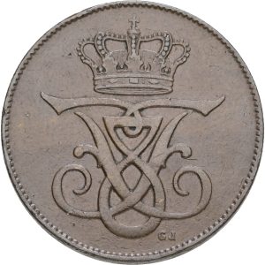 Frederik VIII, 5 øre 1908, Sieg 2, H 6, kv. 1+-1