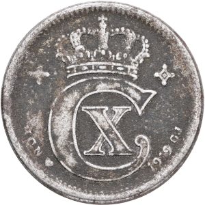 Christian X, 5 øre 1919, Sieg 3.3, H 15B, kv. 1