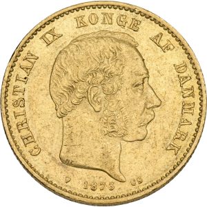 Christian IX, 20 kroner 1873, Sieg 1.1, H 8A, F 295, kv. 1+