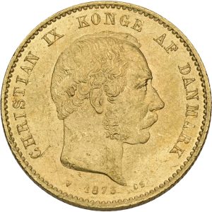 Christian IX, 20 kroner 1873, Sieg 1.1, H 8A, F 295, kv. 01