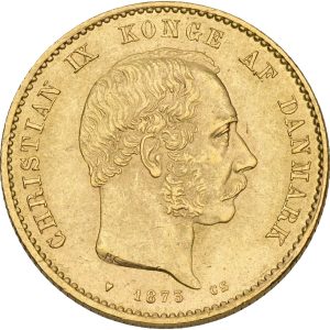 Christian IX, 20 kroner 1873, Sieg 1.1, H 8A, F 295, kv. 01