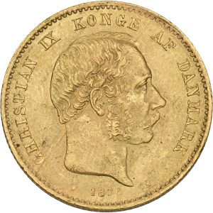Christian IX, 20 kroner 1876, Sieg 1.1, H 8A, F 295, kv. 01