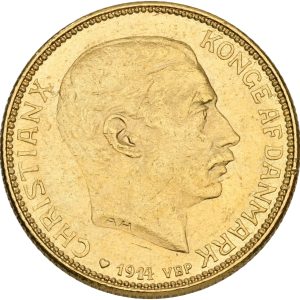 Christian X, 20 kroner 1914, Sieg 3.1, H 1A, F 299, kv. 01-1+