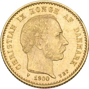Christian IX, 10 kroner 1900, Sieg 1.2, H 9B, F 296, kv. 01
