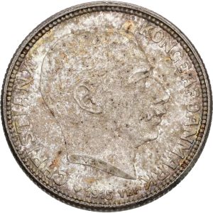 Christian X, 1 krone 1915, Sieg 2, H 9, kv. 01