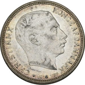 Christian X, 2 kroner 1916, Sieg 2, H 8, kv. 01