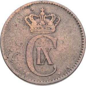 Christian IX, 2 øre 1876, Sieg 1.1, H 18A, kv. 1-