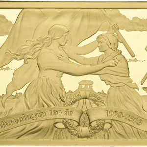 Niue, Elizabeth II (1952-2022), 100 Dollars 2020, 100-året for Genforeningen 1920, 1 oz (31,1 g), Au (999.9/1000), Proof