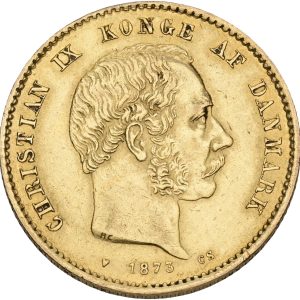 Christian IX, 20 kroner 1873, Sieg 1.1, H 8A, F 295, kv. 01-1+