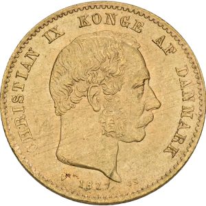 Christian IX, 20 kroner 1877, Sieg 1.1, H 8A, F 295, kv. 01