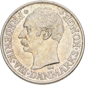 Frederik VIII, 25 øre 1911, Sieg 2, H 4, kv. 01
