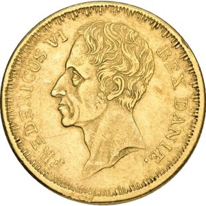 Frederik VI, Frederik d'or 1831 FF, Sieg 33, H 4B, kv. 1+/01-1+