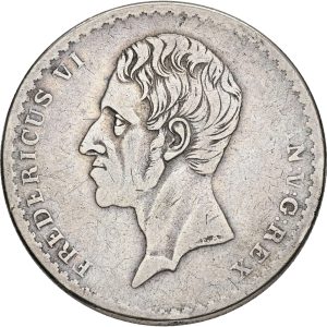 Frederik VI, 2/3 thaler (zweidrittel) 1830, Lauenborg, Sieg 44, H 1, kv. 1