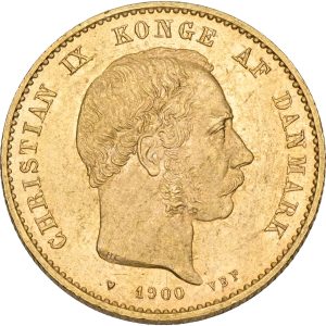 Christian IX, 20 kroner 1900, Sieg 1.2, H 8B, F 295, kv. 01
