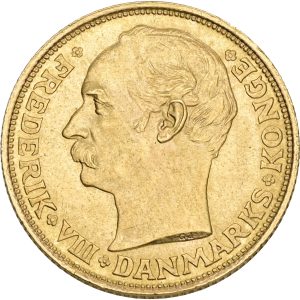Frederik VIII, 20 kroner 1911, Sieg 2, H 1, F 297, kv. 01