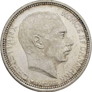 Christian X, 2 kroner 1912, tronskiftet, Sieg 5, H 3, kv. 01