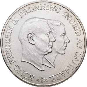 Frederik IX, 2 kroner 1953, Grønlandsindsamlingen, Sieg 10, H 2, kv. 0-01