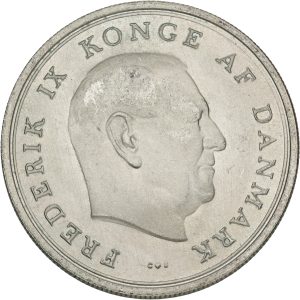 Frederik IX, 10 kroner 1967, prinsesse Margrethes bryllup med prins Henrik, Sieg 14, kv. 0-01