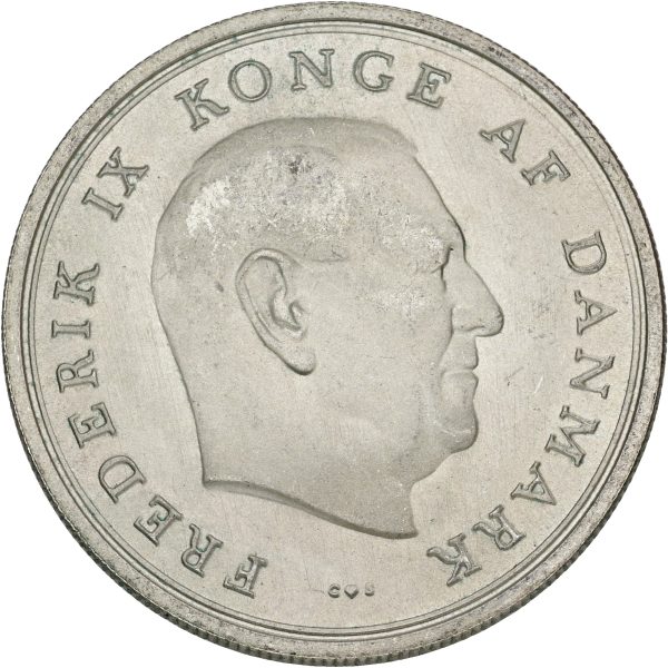 Frederik IX, 10 kroner 1967, prinsesse Margrethes bryllup med prins Henrik, Sieg 14, kv. 0-01