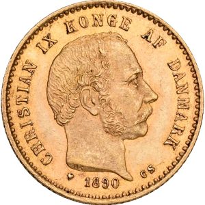 Christian IX, 10 kroner 1890, Sieg 1.1, H 9A, Fr. 296, kv. 01