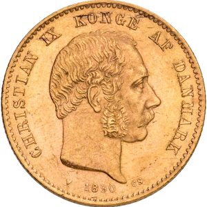 Christian IX, 20 kroner 1890, Sieg 1.1, H 8A, Fr. 295, kv. 01