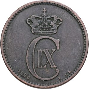 Christian IX, 5 øre 1890, Sieg 1.1, H 17A, kv. 1