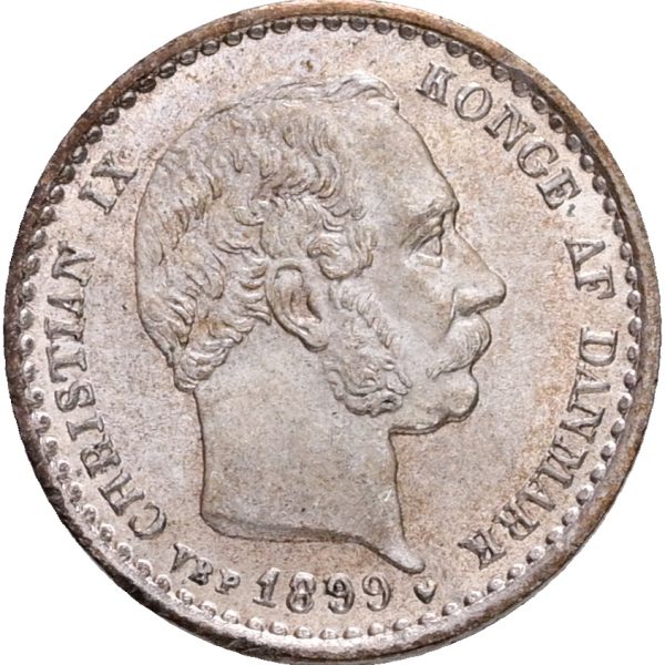 Christian IX, 10 øre 1899, Sieg 9.2, H 16B, kv. 0-01